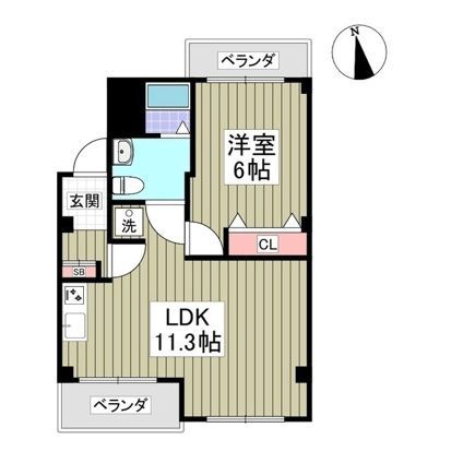 リバーサイドツルミ 間取り