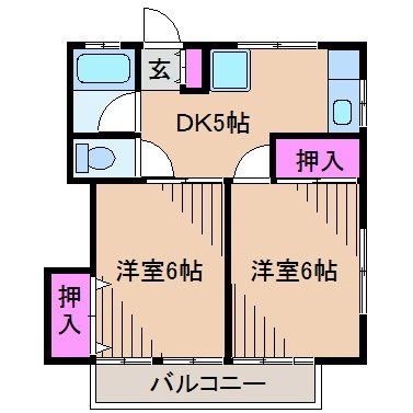 ハイツ吉原 間取り