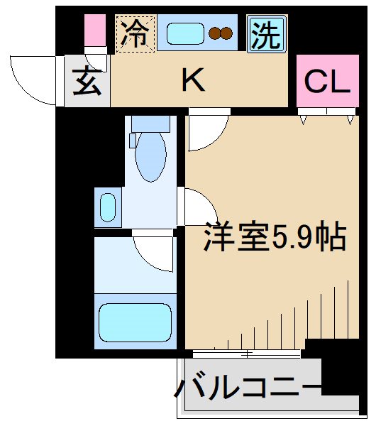 Log武蔵小杉 間取り