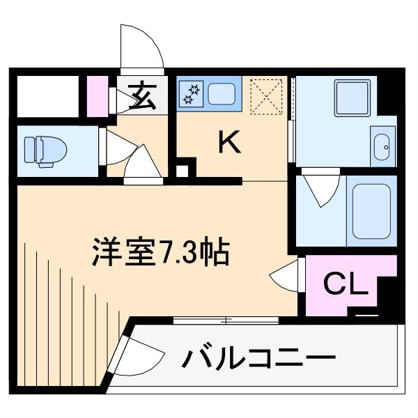 MAXIV武蔵新城TRE 間取り