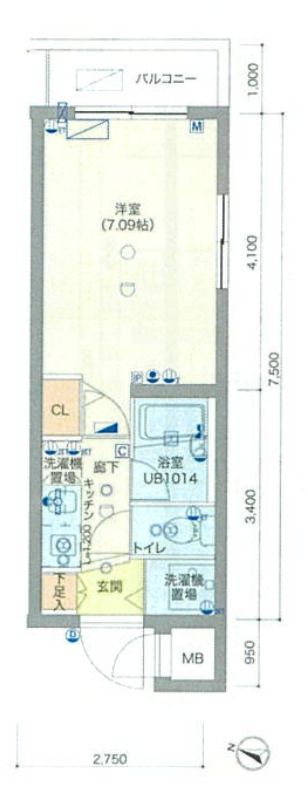 グロース横浜妙蓮寺 間取り