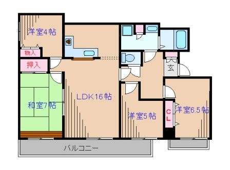 クリオ日吉西壱番館 間取り