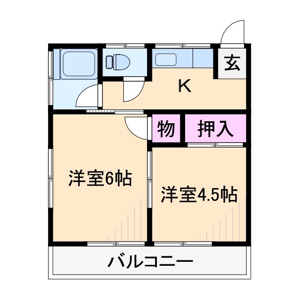 第３戸沢荘 間取り