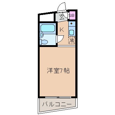 セザール元住吉  間取り