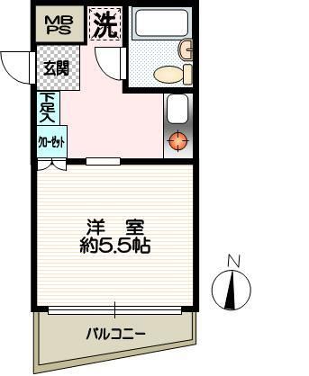 クリオ妙蓮寺弐番館 間取り