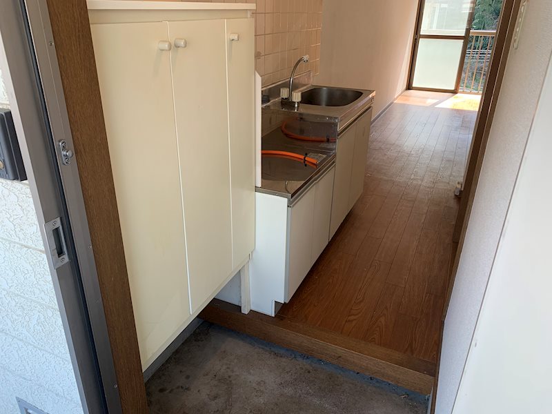 コーポけやき 玄関