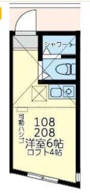 ユナイト鹿島田ホワイトジャスミン 間取り