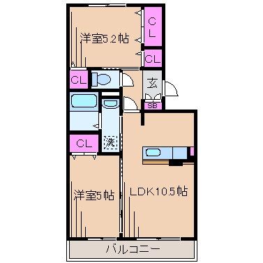 サザンハイムA 間取り