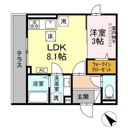 D Paina西寺尾 間取り