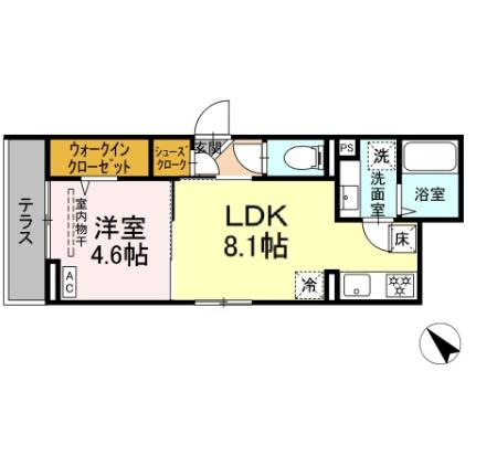 D Paina西寺尾 間取り