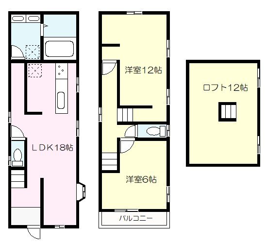 小杉陣屋町戸建 間取り