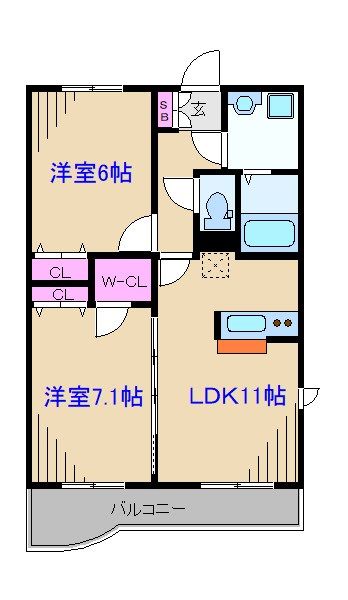 アルカサル日吉 間取り