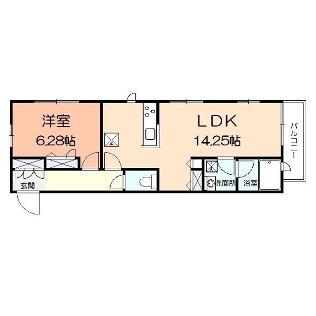 TwinCourtⅤ 間取り