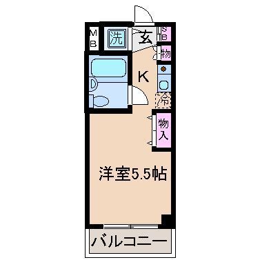 コスモハイム元住吉 間取り