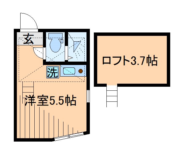 ユナイト日吉カッサーノ 間取り