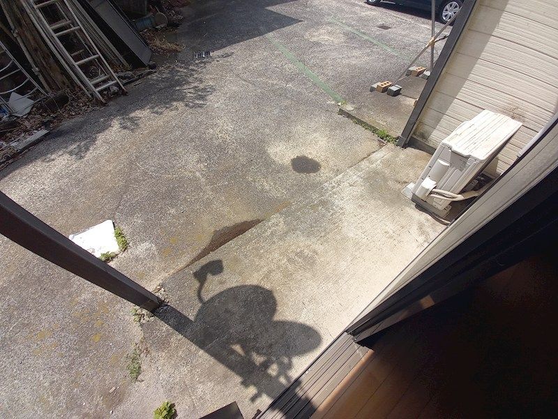 大山ハイツ ベランダ
