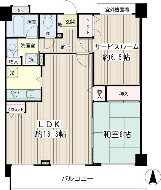 ナイスアーバン平間 間取り