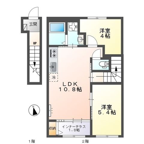 ヌーヴェルテールA 間取り