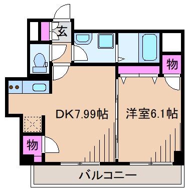 ヴェスタン・ベルグⅡ 間取り