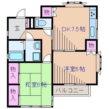 コーポ細谷 間取り
