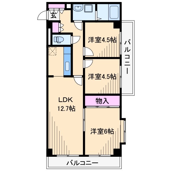 ラ・プリメーラ 間取り
