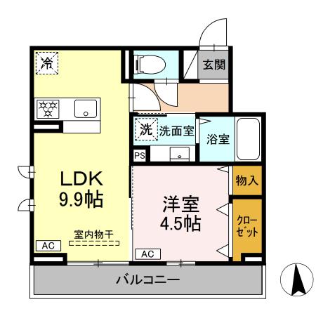 D'Bless横濱岸根公園Ⅰ 間取り