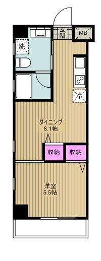 レジディア武蔵小杉  間取り