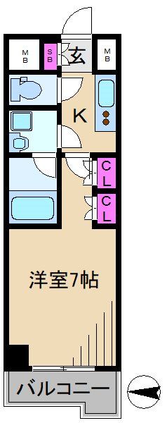 ルーブル武蔵小杉六番館 間取り
