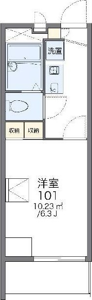 レオパレスグッド　フォーチュン 間取り