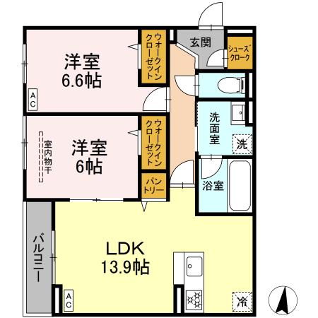 D Paina 子母口Ⅱ 間取り