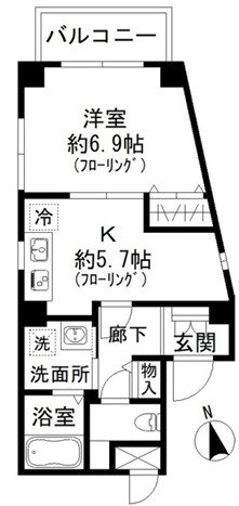 シャルム住吉 間取り