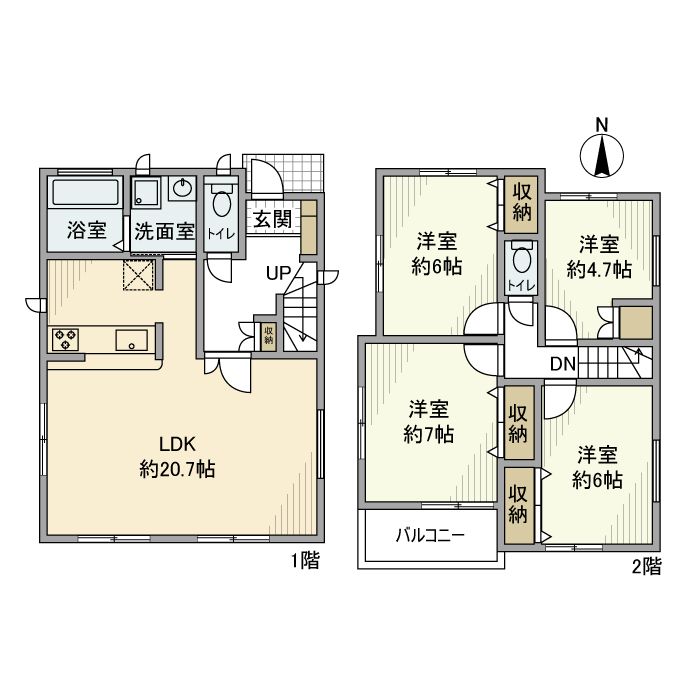 岸根町戸建 間取り