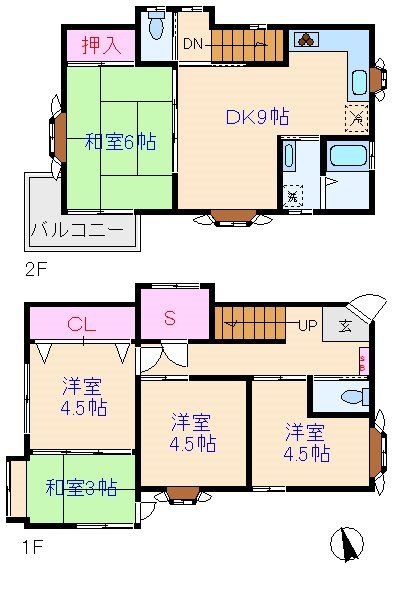 木月4丁目戸建 間取り