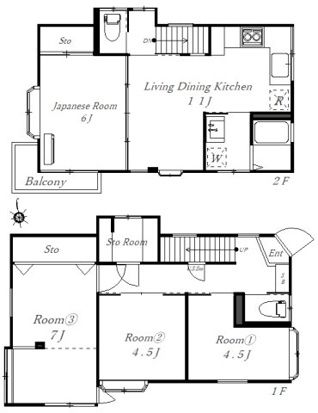 木月4丁目戸建 間取り