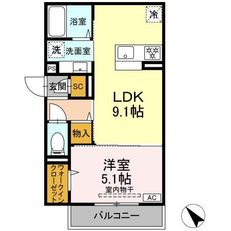 D Paina 千年新町 間取り