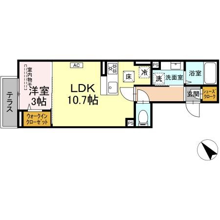 D Paina 千年新町 間取り