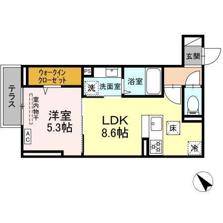 D Paina 千年新町 間取り