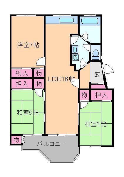 日吉ハイツ 間取り