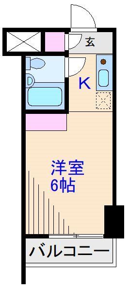 スカイコート新丸子 間取り