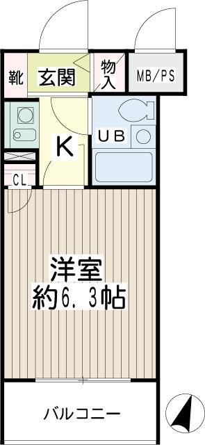 NICアーバンスピリッツ妙蓮寺 間取り