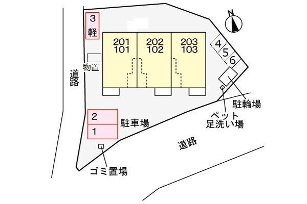 ラ・シエルテ横浜 駐車場