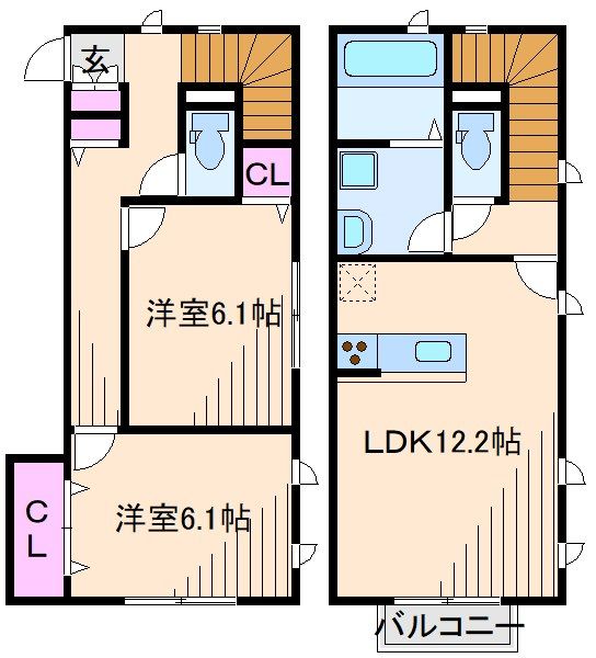 シャインヒルズＡ棟 間取り