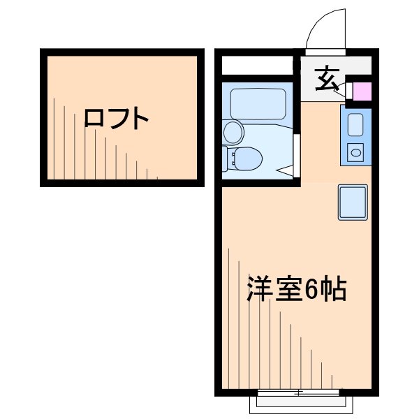 クレドハイツ矢向 間取り