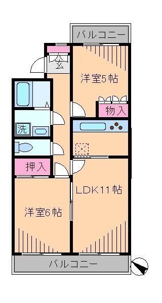 日吉ヒルトップマンション 間取り