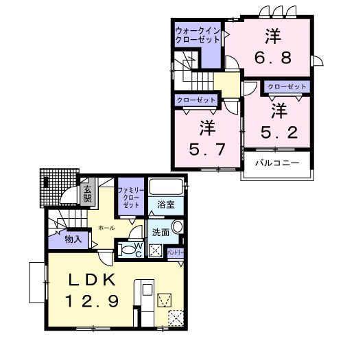 小机町戸建住宅 間取り