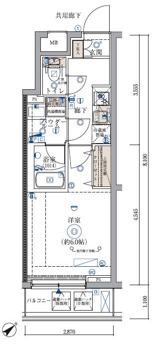 ARCOBALENO KIKUNA 間取り