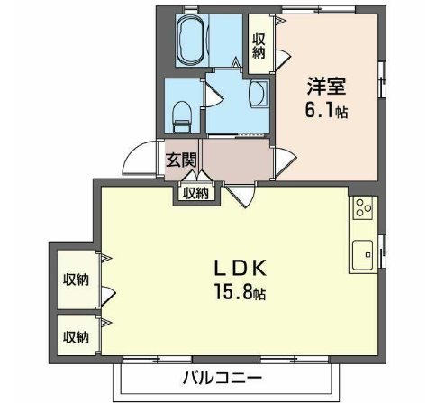 サニーハイツ駒ヶ橋 間取り