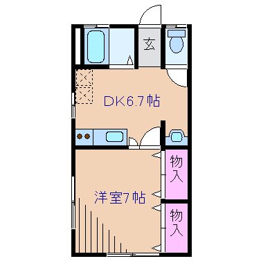 シュンライハイツ 間取り