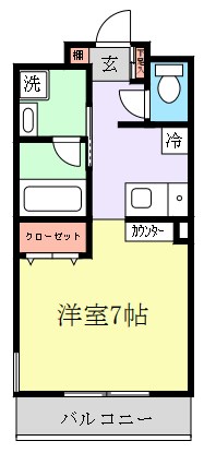 エクセル新川崎Ⅱ 間取り