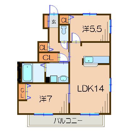 ドゥミルシスⅢ 間取り